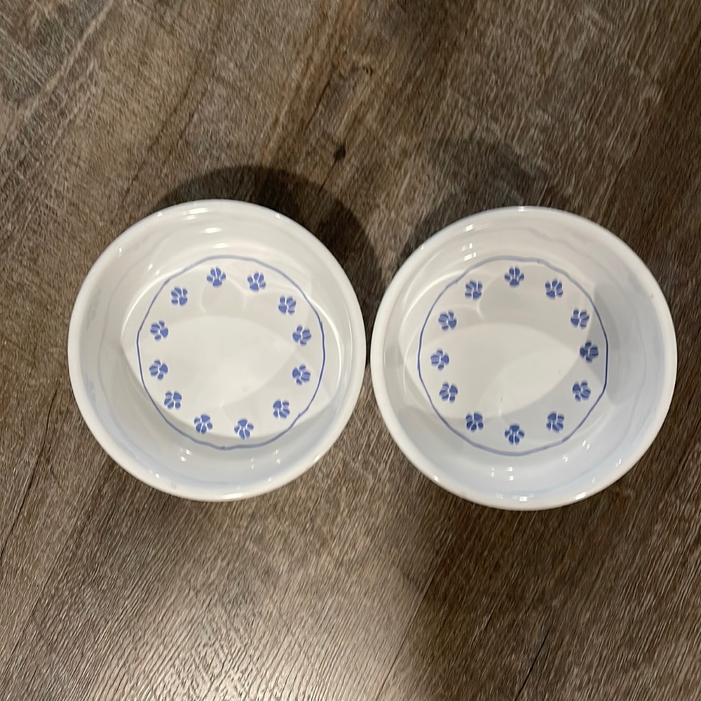 Cute dog bowls